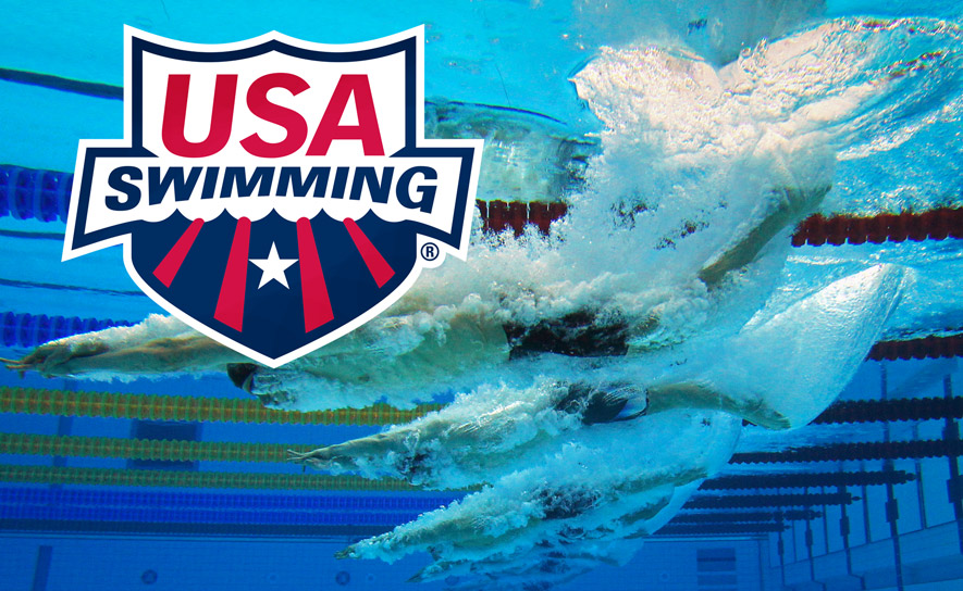 USA Swimming Logo - Swimmers Diving In